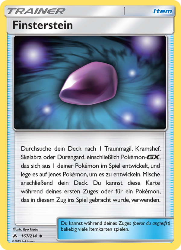 Finsterstein 167 — Unbroken Bonds (German Pokémon TCG card)