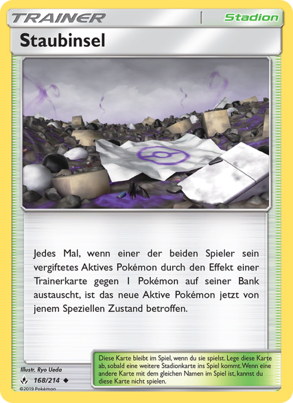 Staubinsel 168 — Unbroken Bonds (German Pokémon TCG card)