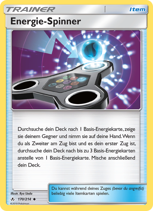 Energie-Spinner 170 — Unbroken Bonds (German Pokémon TCG card)