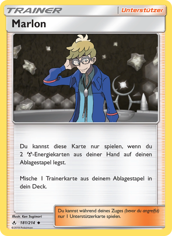 Marlon 181 — Unbroken Bonds (German Pokémon TCG card)