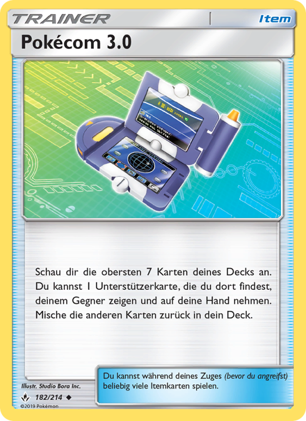 Pokécom 3.0 182 — Unbroken Bonds (German Pokémon TCG card)