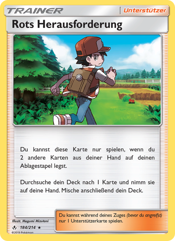 Rots Herausforderung 184 — Unbroken Bonds (German Pokémon TCG card)