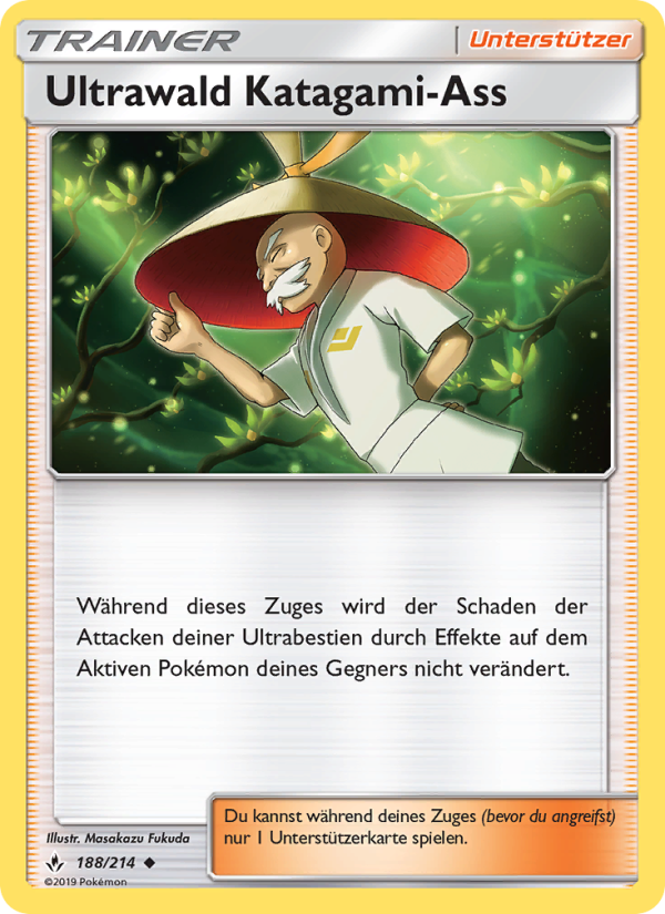 Ultrawald Katagami-Ass 188 — Unbroken Bonds (German Pokémon TCG card)