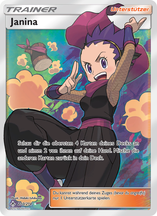 Janina 210 — Unbroken Bonds (German Pokémon TCG card)