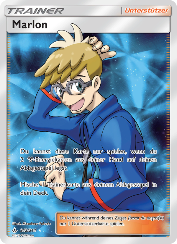 Marlon 212 — Unbroken Bonds (German Pokémon TCG card)