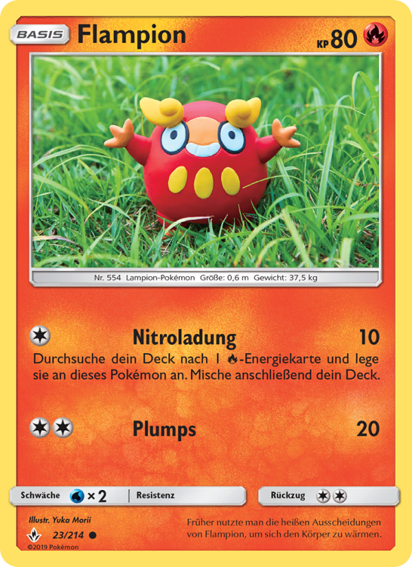 Flampion 23 — Unbroken Bonds (German Pokémon TCG card)
