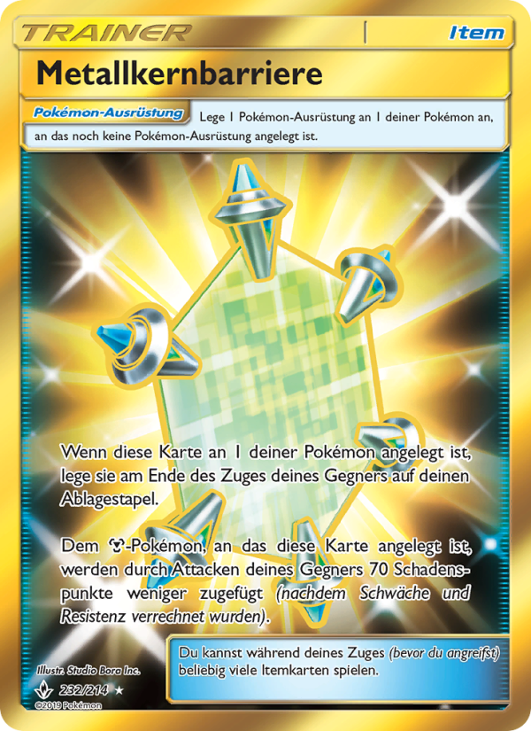 Metallkernbarriere 232 — Unbroken Bonds (German Pokémon TCG card)