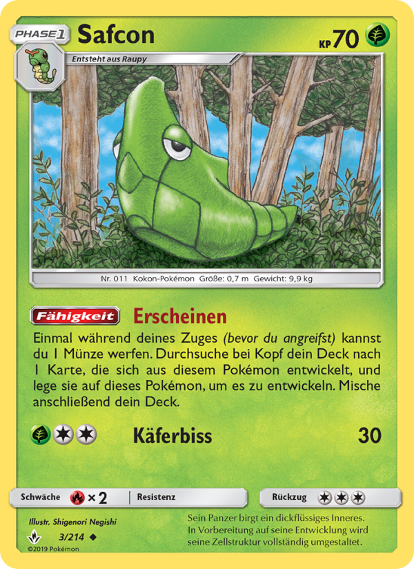 Safcon 3 — Unbroken Bonds (German Pokémon TCG card)