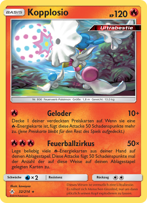 Kopplosio 32 — Unbroken Bonds (German Pokémon TCG card)