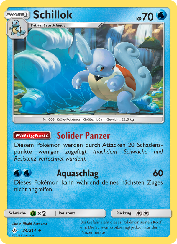 Schillok 34 — Unbroken Bonds (German Pokémon TCG card)