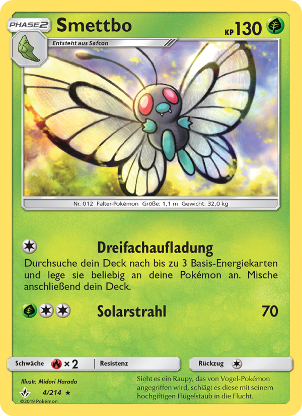 Smettbo 4 — Unbroken Bonds (German Pokémon TCG card)