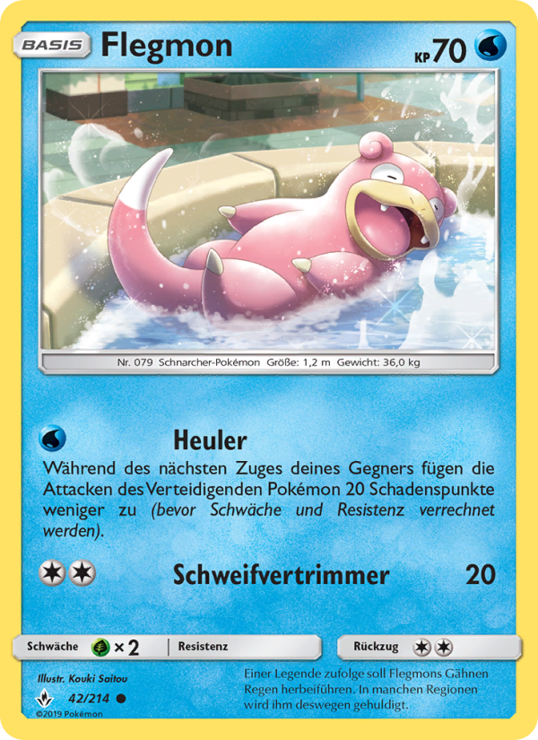 Flegmon 42 — Unbroken Bonds (German Pokémon TCG card)