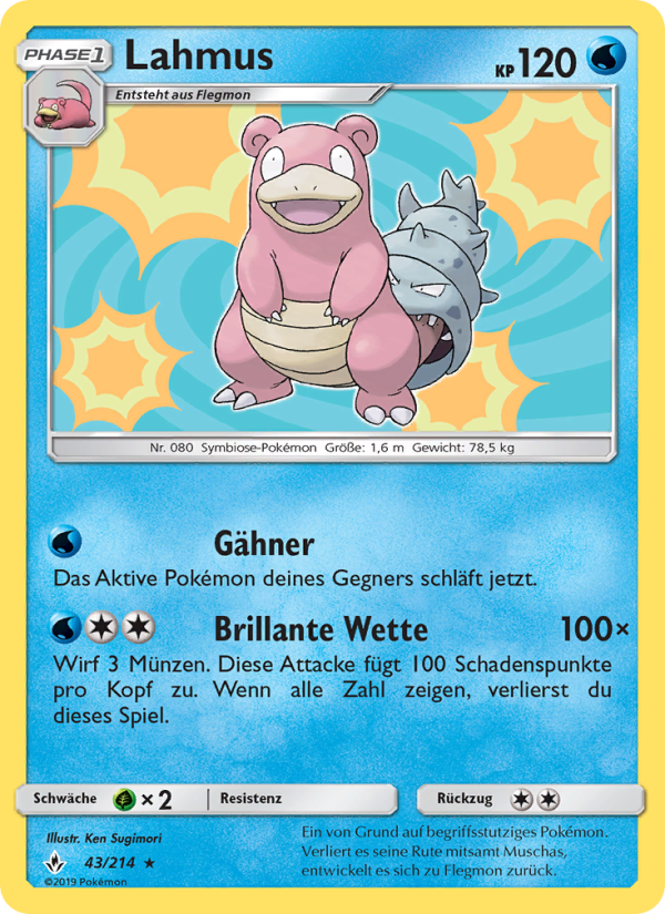 Lahmus 43 — Unbroken Bonds (German Pokémon TCG card)