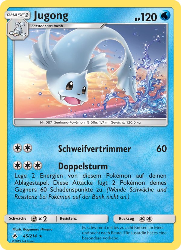 Jugong 45 — Unbroken Bonds (German Pokémon TCG card)