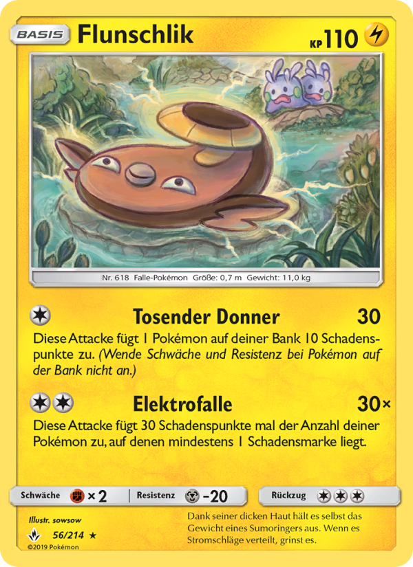 Flunschlik 56 — Unbroken Bonds (German Pokémon TCG card)