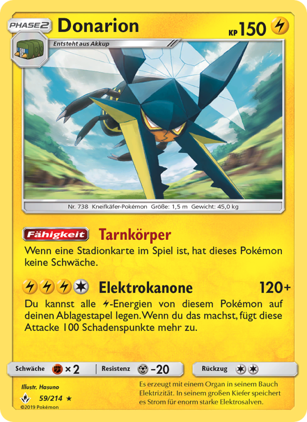 Donarion 59 — Unbroken Bonds (German Pokémon TCG card)