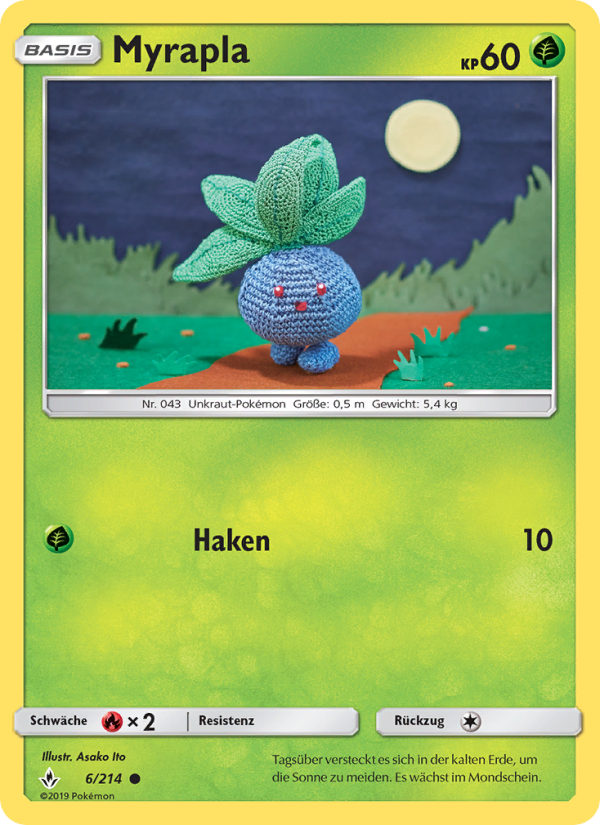 Myrapla 6 — Unbroken Bonds (German Pokémon TCG card)