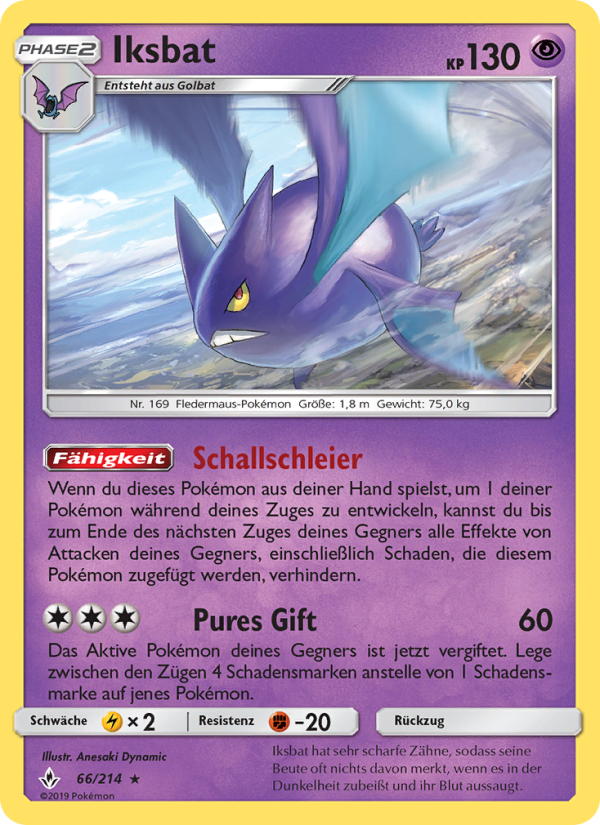 Iksbat 66 — Unbroken Bonds (German Pokémon TCG card)