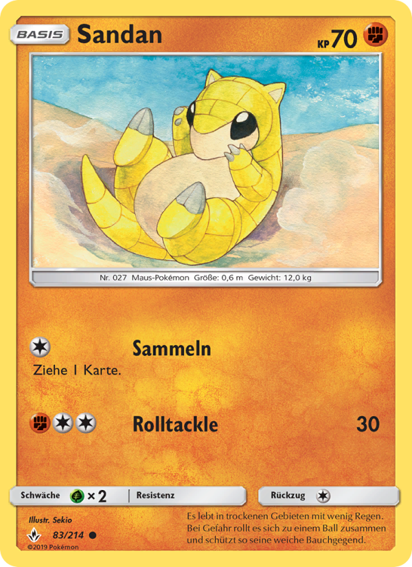 Sandan 83 — Unbroken Bonds (German Pokémon TCG card)