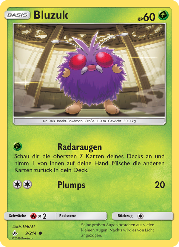 Bluzuk 9 — Unbroken Bonds (German Pokémon TCG card)