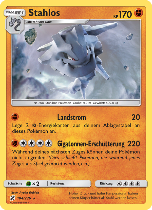 Stahlos 104 — Unified Minds (German Pokémon TCG card)