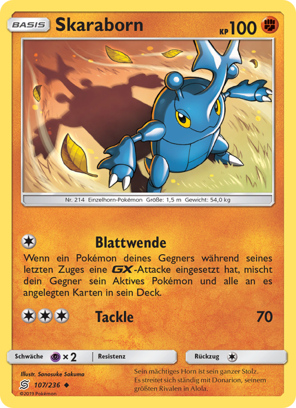 Skaraborn 107 — Unified Minds (German Pokémon TCG card)