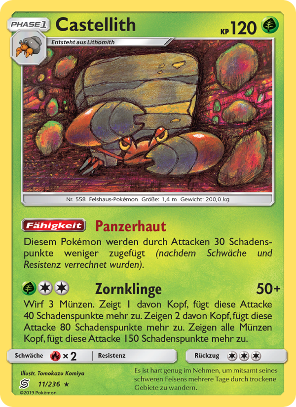 Castellith 11 — Unified Minds (German Pokémon TCG card)