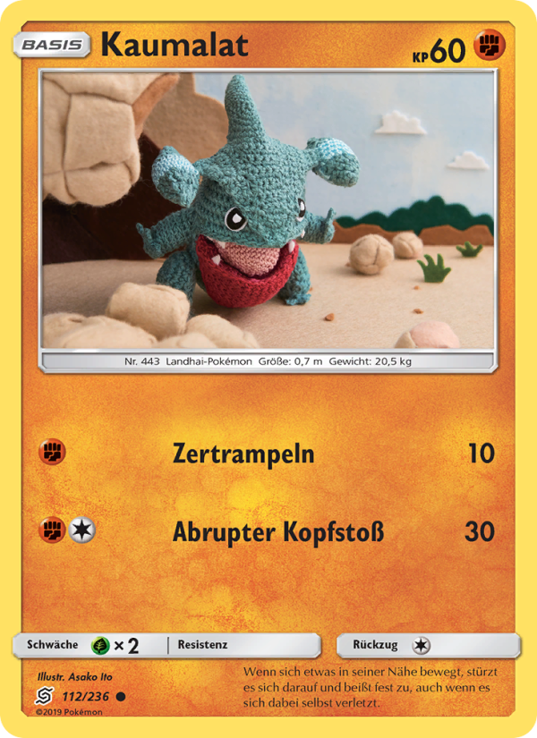 Kaumalat 112 — Unified Minds (German Pokémon TCG card)