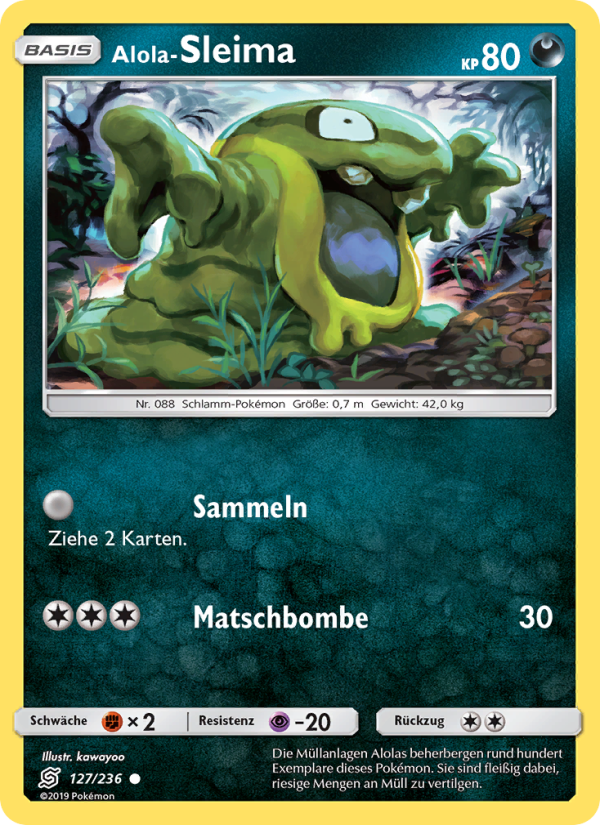Alola-Sleima 127 — Unified Minds (German Pokémon TCG card)