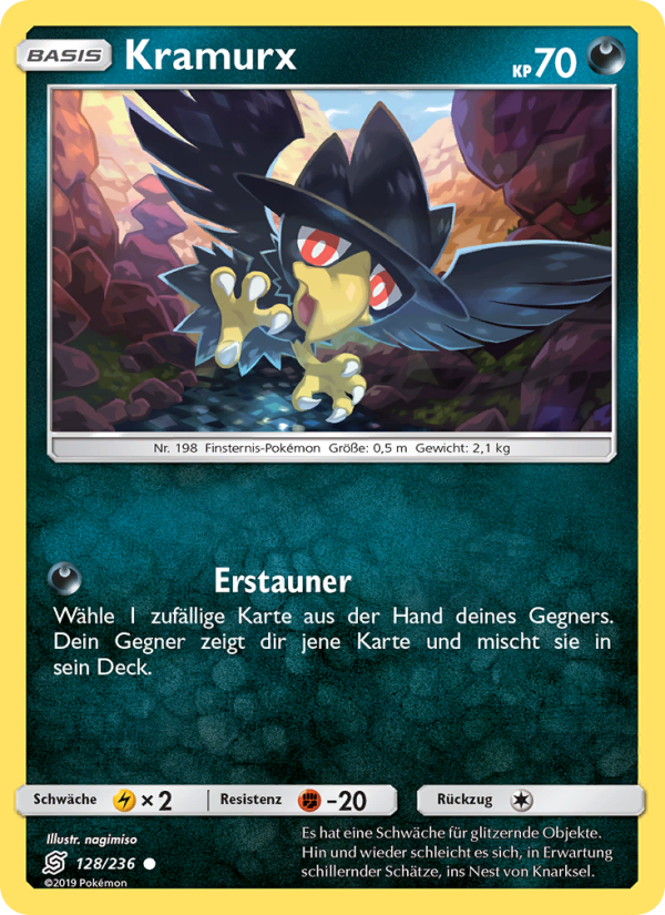 Kramurx 128 — Unified Minds (German Pokémon TCG card)