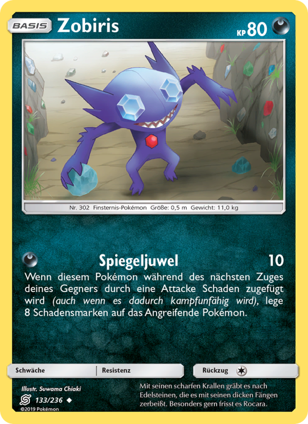 Zobiris 133 — Unified Minds (German Pokémon TCG card)