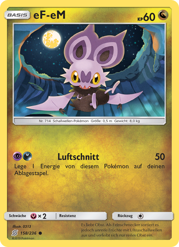 eF-eM 158 — Unified Minds (German Pokémon TCG card)