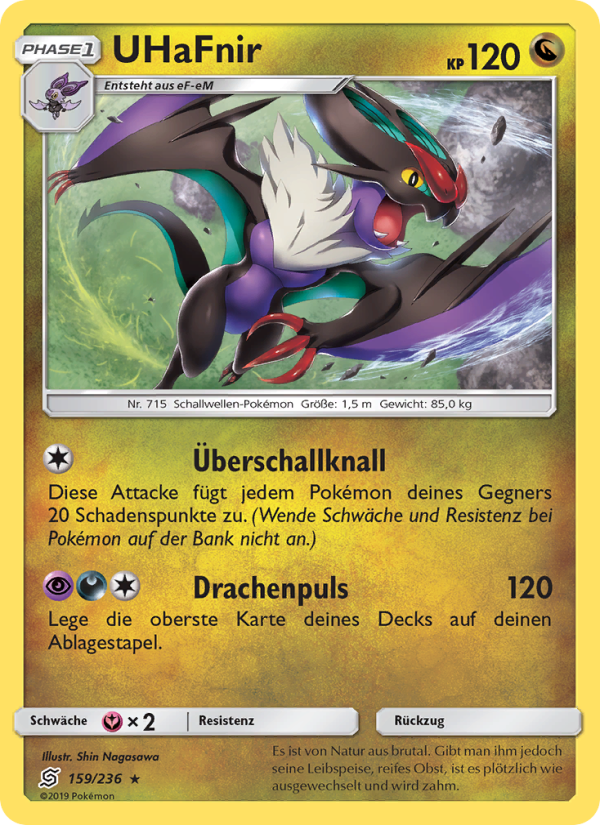 UHaFnir 159 — Unified Minds (German Pokémon TCG card)