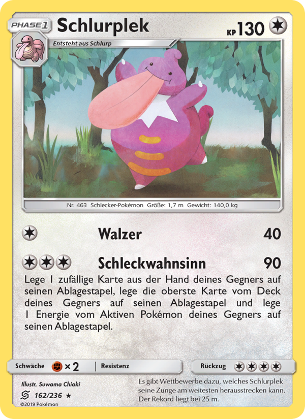 Schlurplek 162 — Unified Minds (German Pokémon TCG card)