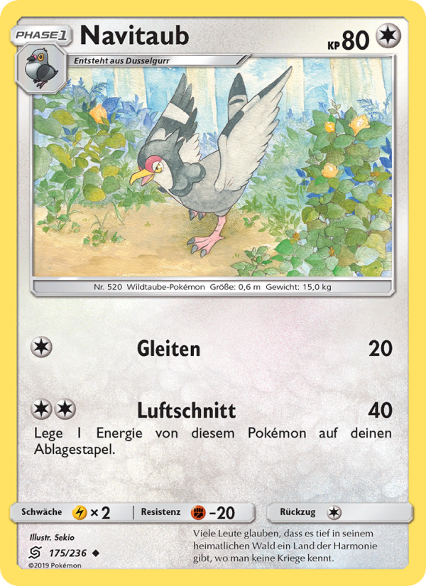 Navitaub 175 — Unified Minds (German Pokémon TCG card)