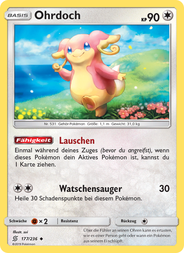Ohrdoch 177 — Unified Minds (German Pokémon TCG card)