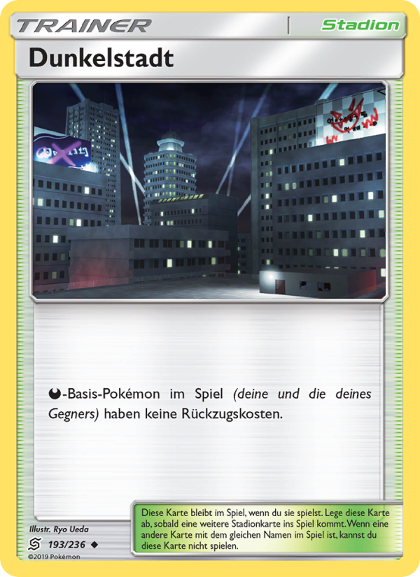Dunkelstadt 193 — Unified Minds (German Pokémon TCG card)