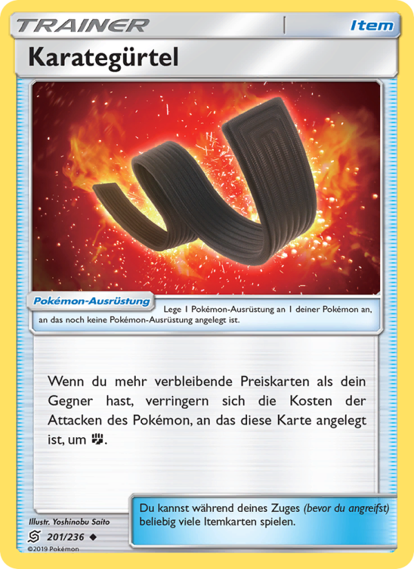 Karategürtel 201 — Unified Minds (German Pokémon TCG card)