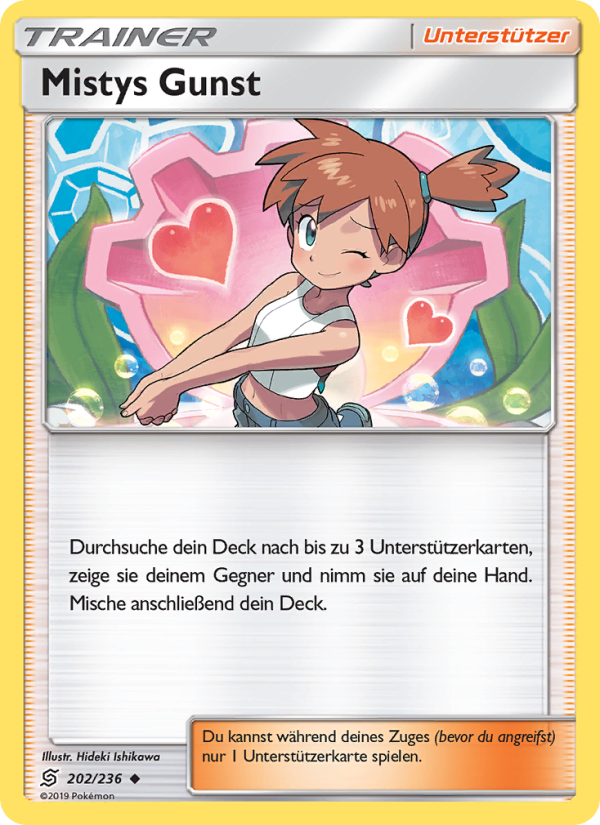 Mistys Gunst 202 — Unified Minds (German Pokémon TCG card)