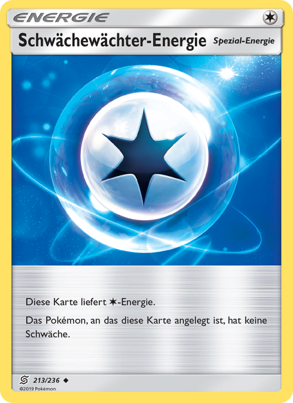 Schwächewächter-Energie 213 — Unified Minds (German Pokémon TCG card)