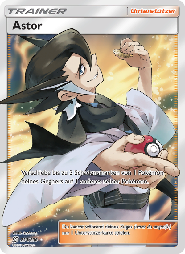Astor 234 — Unified Minds (German Pokémon TCG card)