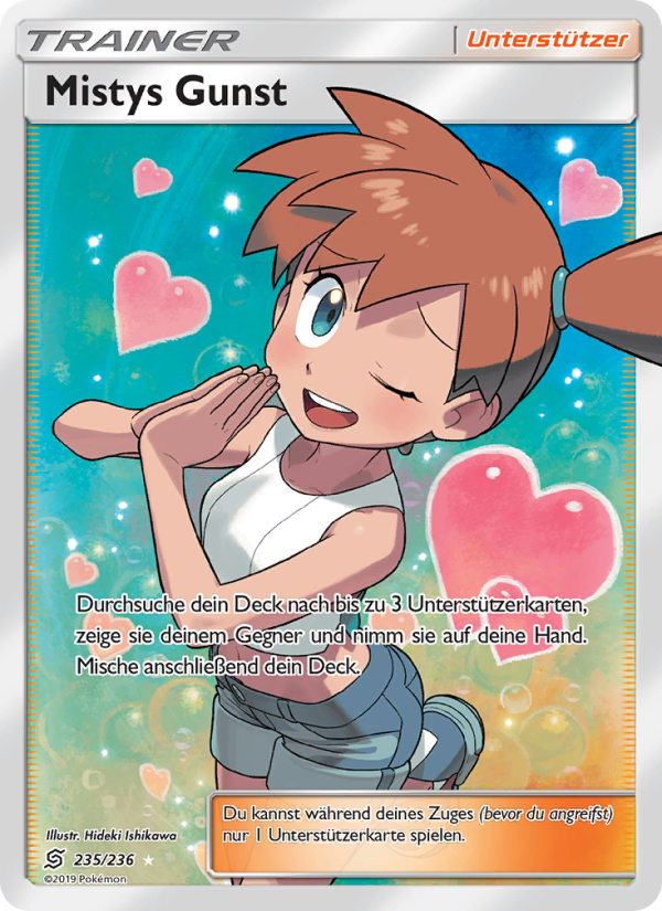 Mistys Gunst 235 — Unified Minds (German Pokémon TCG card)