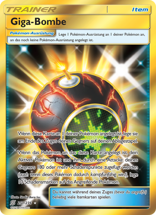 Giga-Bombe 251 — Unified Minds (German Pokémon TCG card)