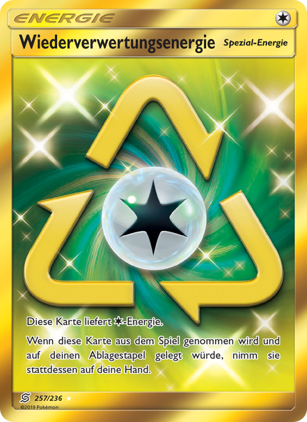Wiederverwertungsenergie 257 — Unified Minds (German Pokémon TCG card)