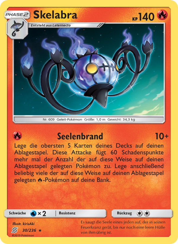 Skelabra 30 — Unified Minds (German Pokémon TCG card)