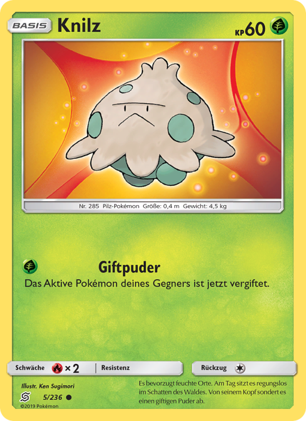 Knilz 5 — Unified Minds (German Pokémon TCG card)