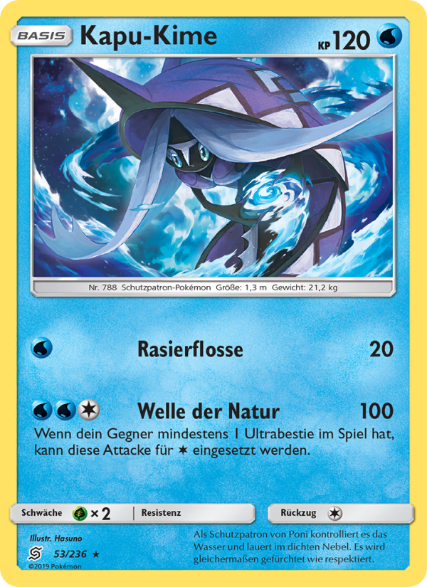 Kapu-Kime 53 — Unified Minds (German Pokémon TCG card)