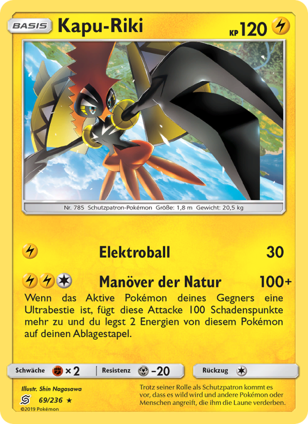 Kapu-Riki 69 — Unified Minds (German Pokémon TCG card)