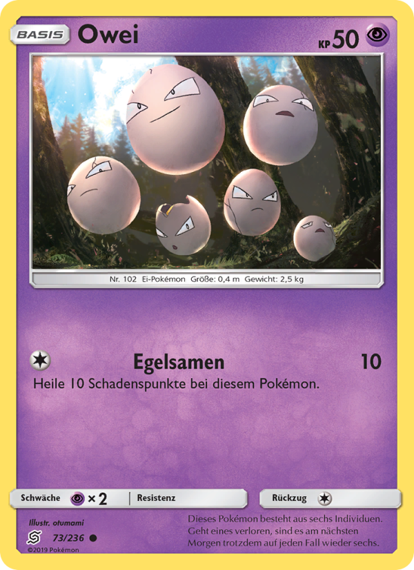 Owei 73 — Unified Minds (German Pokémon TCG card)