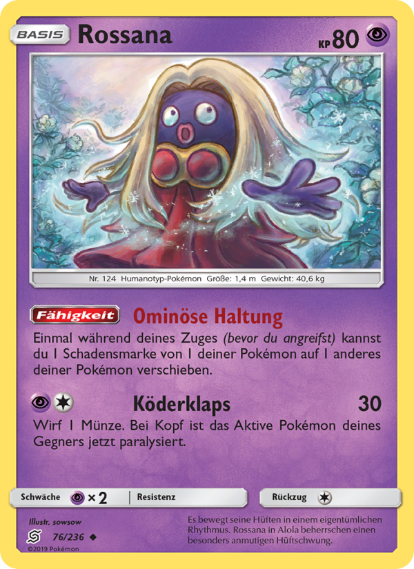 Rossana 76 — Unified Minds (German Pokémon TCG card)